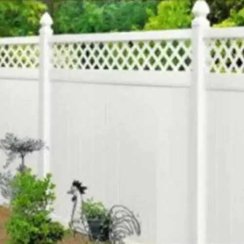 Vinyl Privacy Fence Lattice