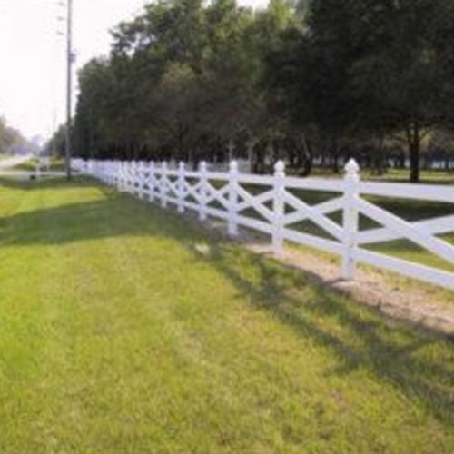 Vinyl Ranch Rail Crossbuck Vinyl Ranch Rail Crossbuck